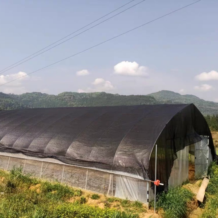 100 shade netting -application scene photo of black flat yarn shade net 100 shade netting -application scene photo of black flat yarn shade net